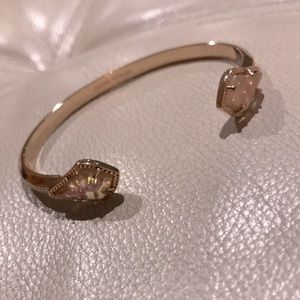 Kendra Scott Gold Pink Cuff Bracelet